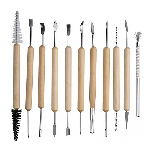 Pottery Tools Pack - 11 Different Tools