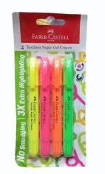 Faber-Castell Textliners Super Gel Crayon 4 Shades