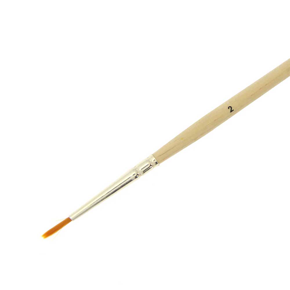 Arora round taklon paint brush, size No-2