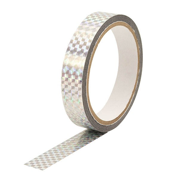 Tape Glitter 24mm, Silver