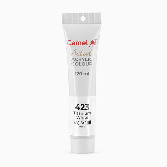 Camel Artist Acrylic 120ml, S1, Titanium White-423