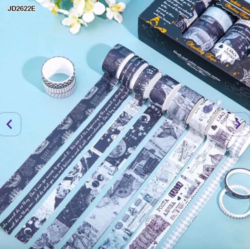 Washi Tape Black & White Set 20pc #JD2622E