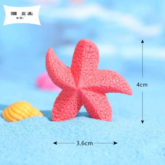 Miniature Starfish Pink 4pc #MTR458G