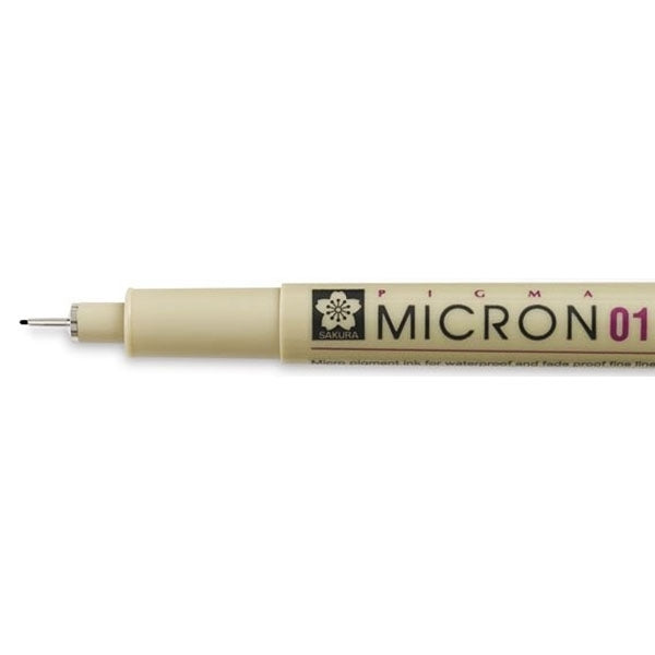 Sakura Pigma Micron Pen, Black, 0.25mm, 01