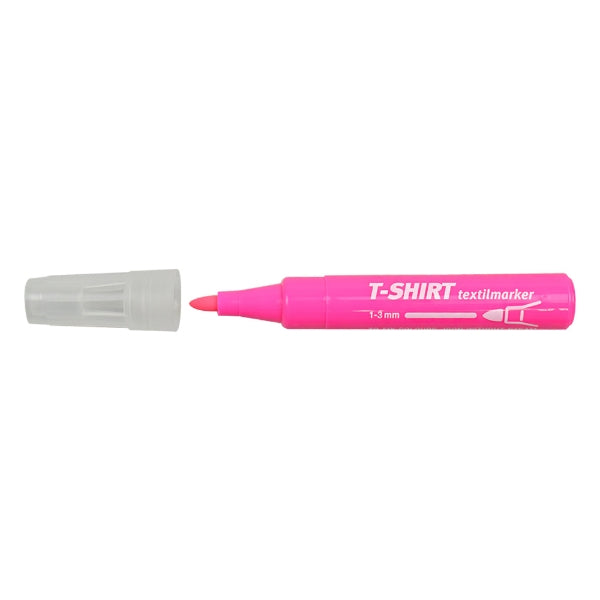 Ico T-Shirt Textile Fabric Marker, Pink