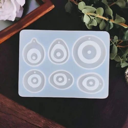 Silicone Mould Evil Eye, 6C #RM226