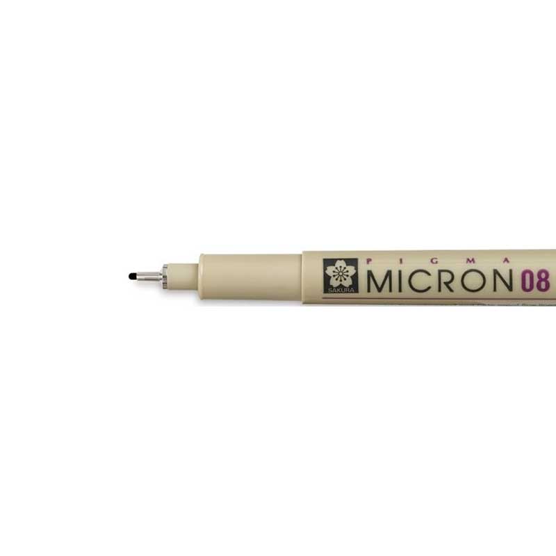 Sakura Pigma Micron Pen, Black, 0.5mm, 08