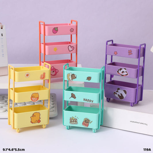 Mini organizer case with small storage compartments