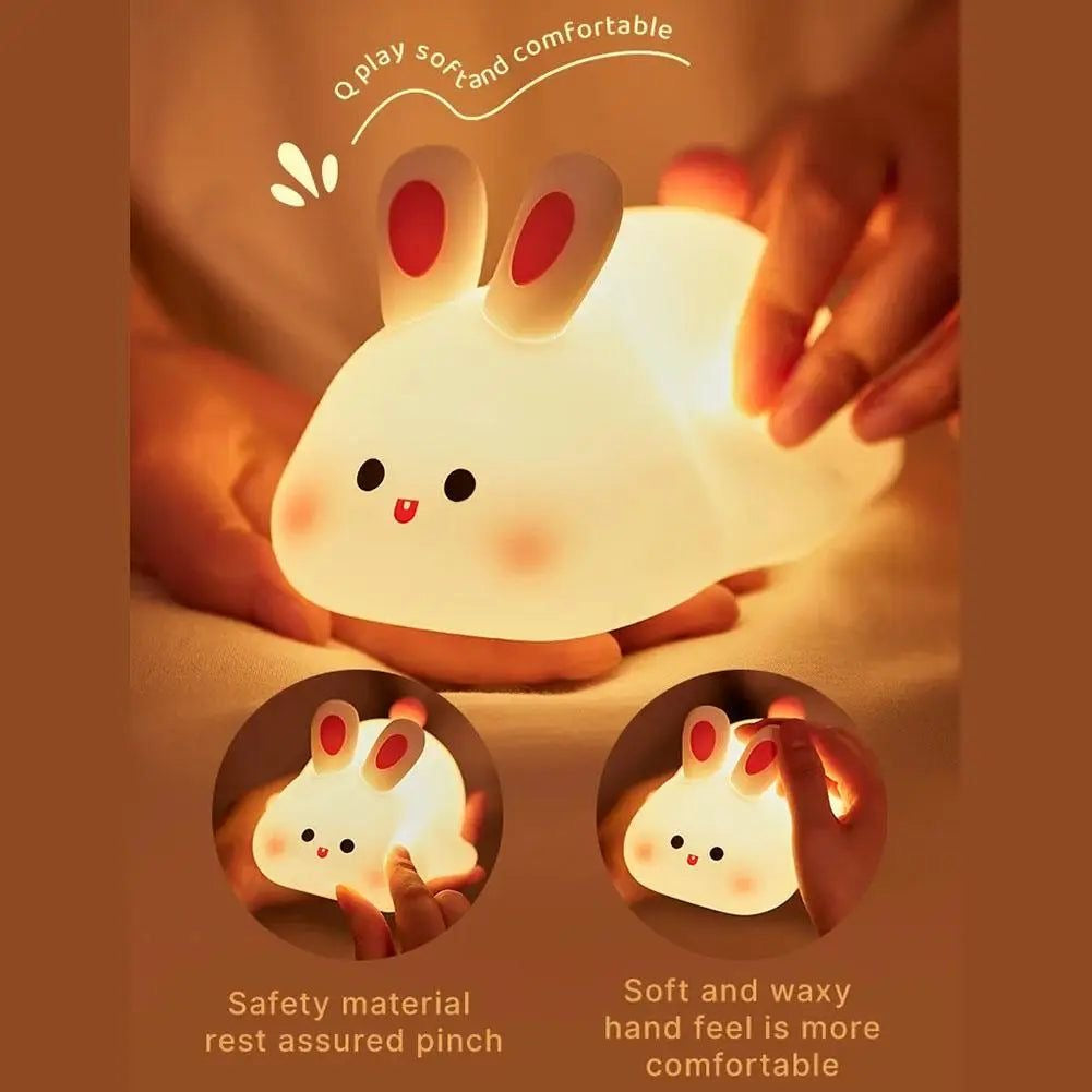 Silicone Touch Sensitive Lamp, Rabbit