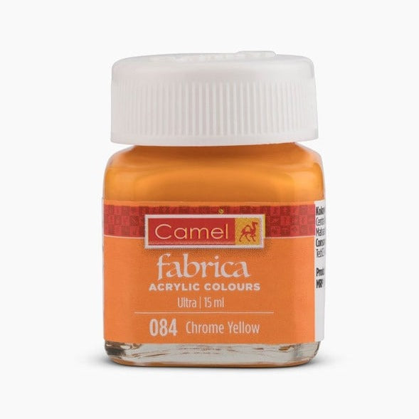 Bottle of Camel Acrylic Colour, 15ml, Chrome Yellow-084