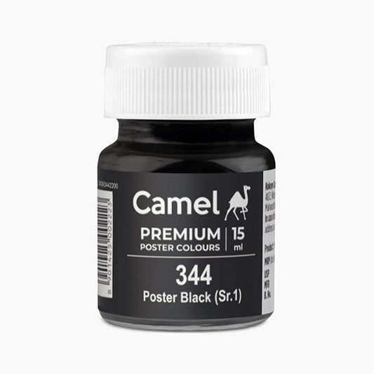 Camel Premium Poster Colour 15ml, Series 1, Poster Black-344