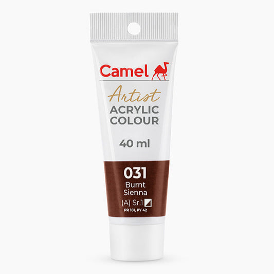 Camel Artist Acrylic Tube 40ml, S1, Burnt Sienna-031