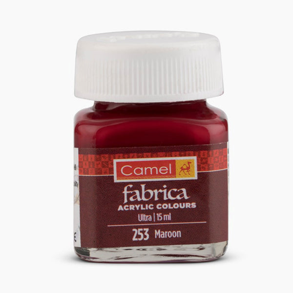 Camel Acrylic Colour 15ml tube in Maroon-253 shade