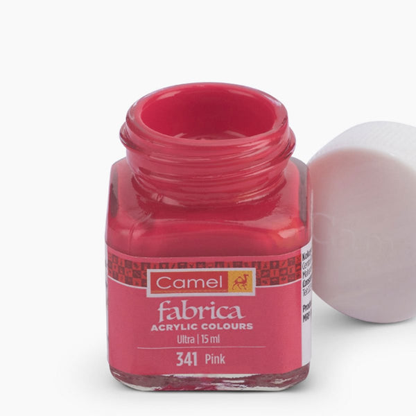 Camel Acrylic Colour 15ml tube in Pink-341 for multi-surface painting