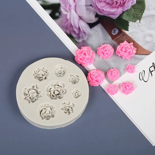 Silicone Mould Flowers Small 6C #RAWS-529