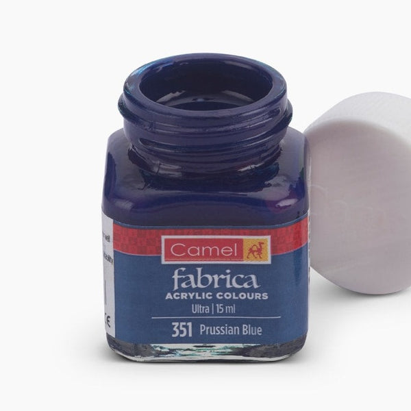 Bottle of Camel Acrylic Colour, 15ml, Prussian Blue-351