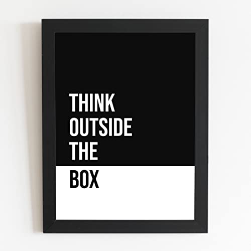 Craftolive Think Outside The Box Wall Frame - PSTRN41