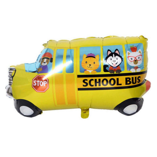 LD Foil Balloon 16 inches, School Bus