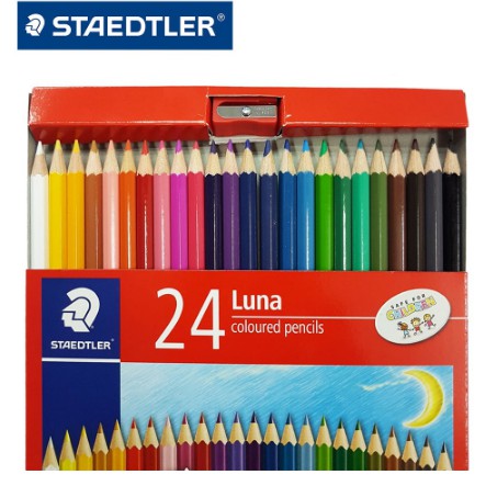 Staedtler Luna colour pencils set of 24 shades