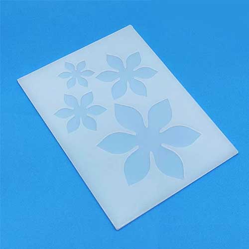 Silicone Mould 3D Flower 4C #RM84