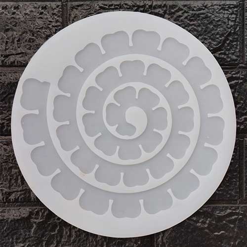 Silicone Mould 3D Flower Spiral 10 inches