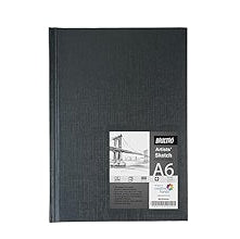 Brustro Artists Sketchbook, A6, 90gsm, stitched bound