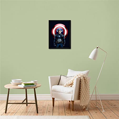 Craftolive Captain America Wall Frame - PSTRN73