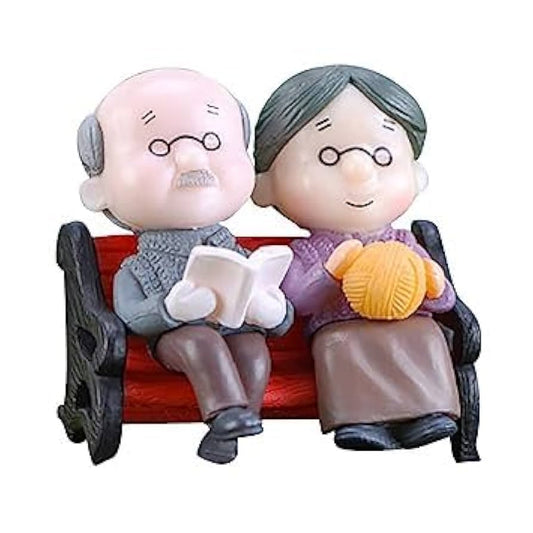 Miniature Old Couple Bench #MTRC602A