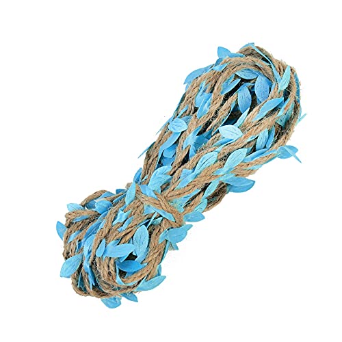 Jute Leaves Rope 5m, Blue