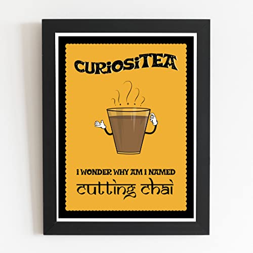 Craftolive Curiosity Tea Lovers Chai Lovers Wall Frame - PSTRN33