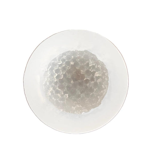 Laddu shaped silicone mould for festive candle making