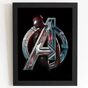 Craftolive Avengers Spiderman Wall Frame - PSTRN78