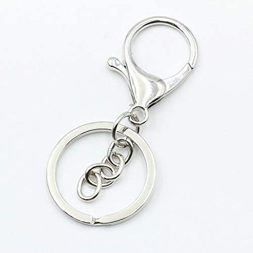 Jags Lobster Hook Keyring 5pc, Silver