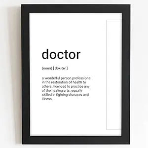 Craftolive Doctor Meaning Minimal Wall Frame - PSTRN104