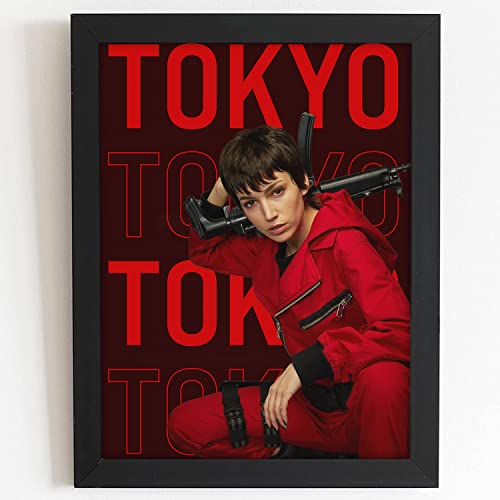 Craftolive Money Heist Character Tokyo Wall Frame - PSTRN77