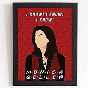 Craftolive FRIENDS TV Series Monica Geller Wall Frame - PSTRN89-B