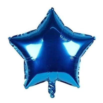 LD Foil Balloon 16 inches, Star, Blue