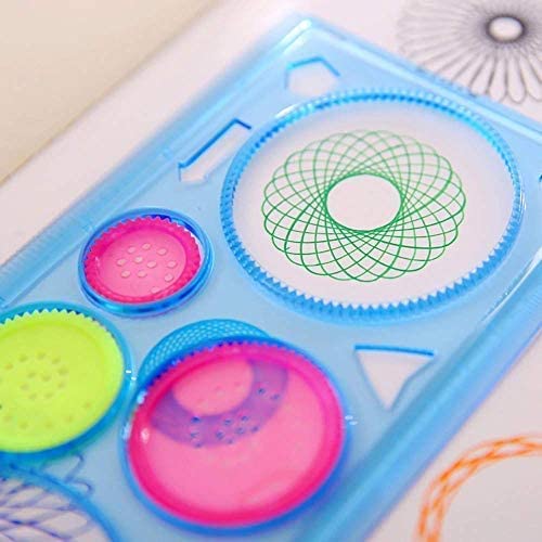 Mandala ruler stencil for guiding dot art circles
