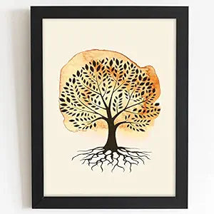 Craftolive Modern Art Tree Illustration Wall Frame - PSTRN110