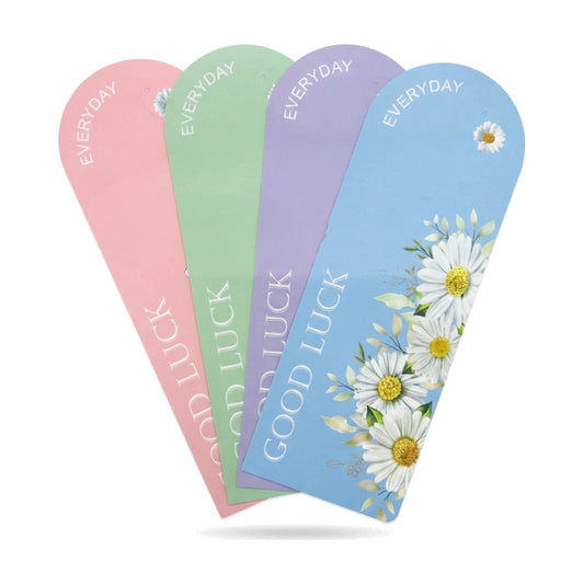 Flower Holder Card Good Luck 12pc