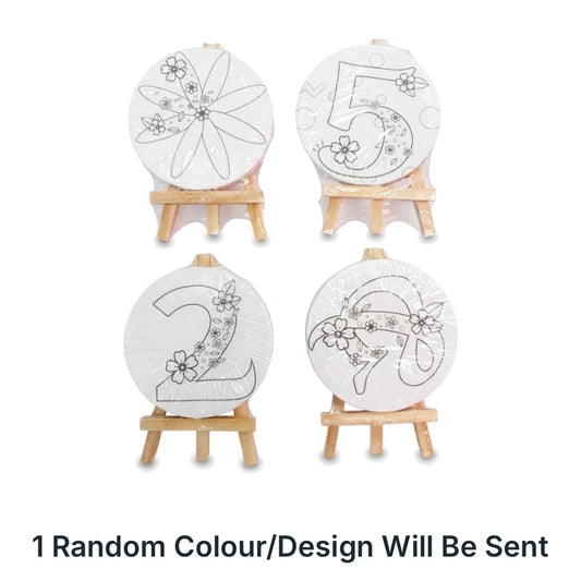 Mini Kids Printed Canvas with Easel