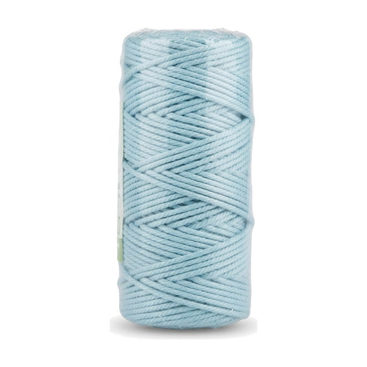 Twisted Macrame 3mm, 100mtr, Pastel Blue