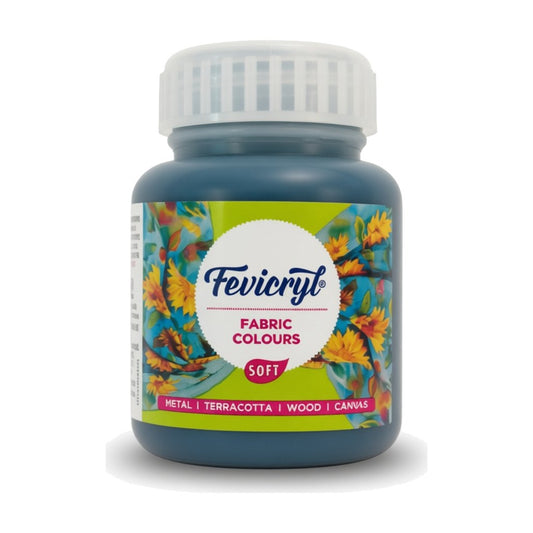 Fevicryl Fabric Colour Soft 100ml, Black-501