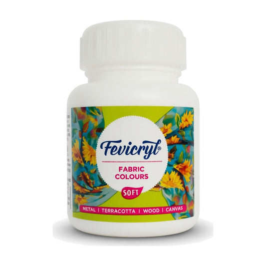 Fevicryl Fabric Colour Soft 100ml, White-506