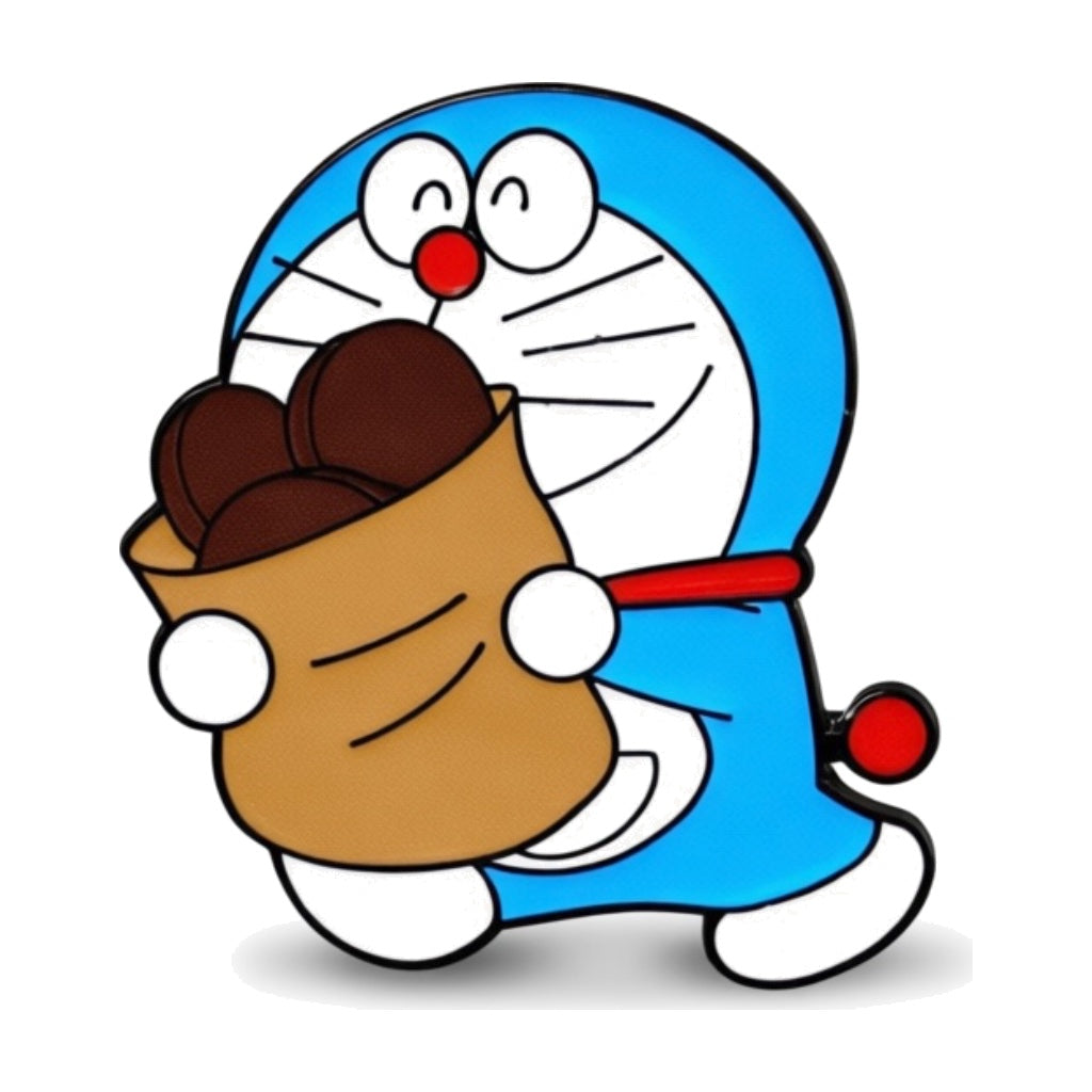 Doraemon Dora Cakes Enamel Pin Brooch