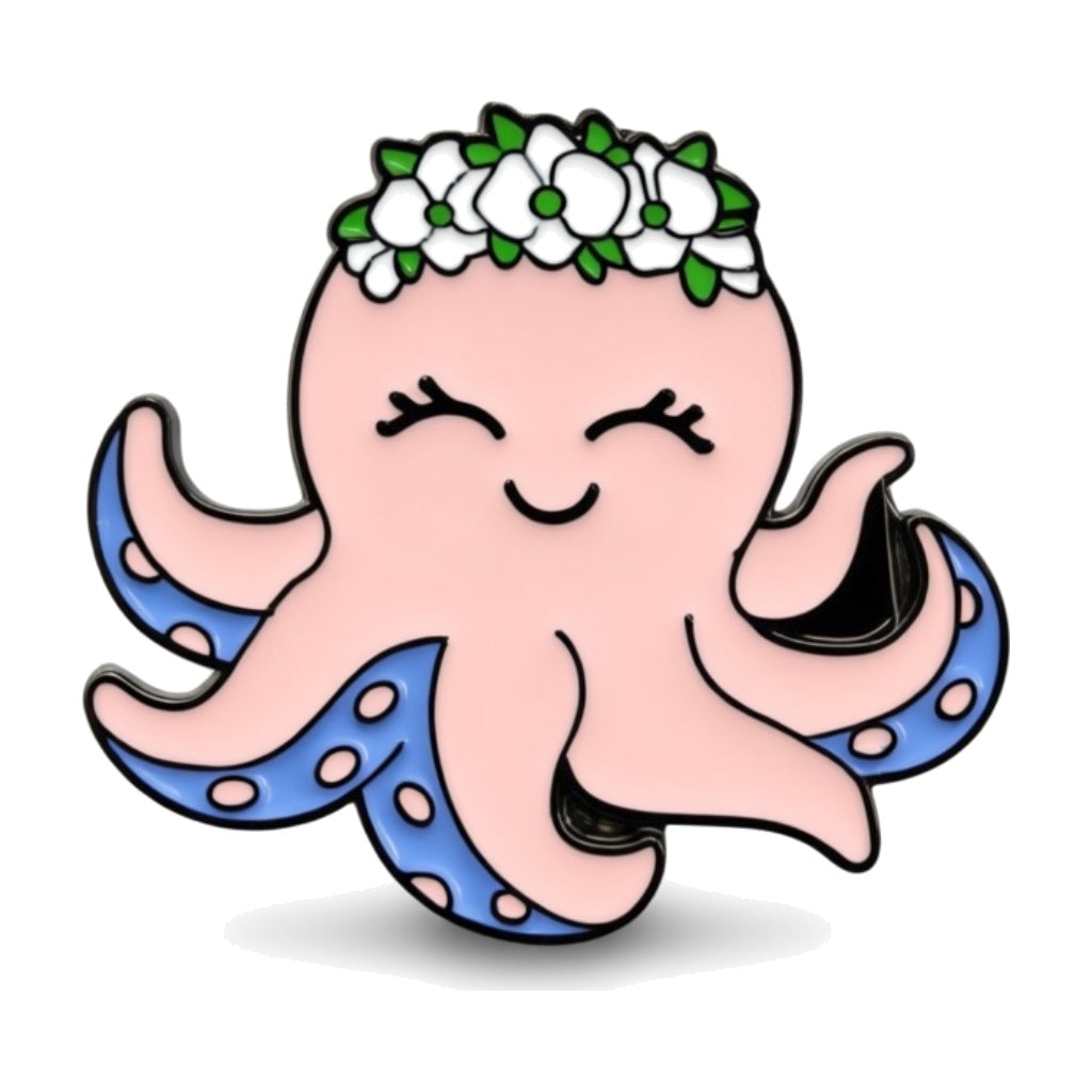 Cute Octopus Enamel Pin Brooch