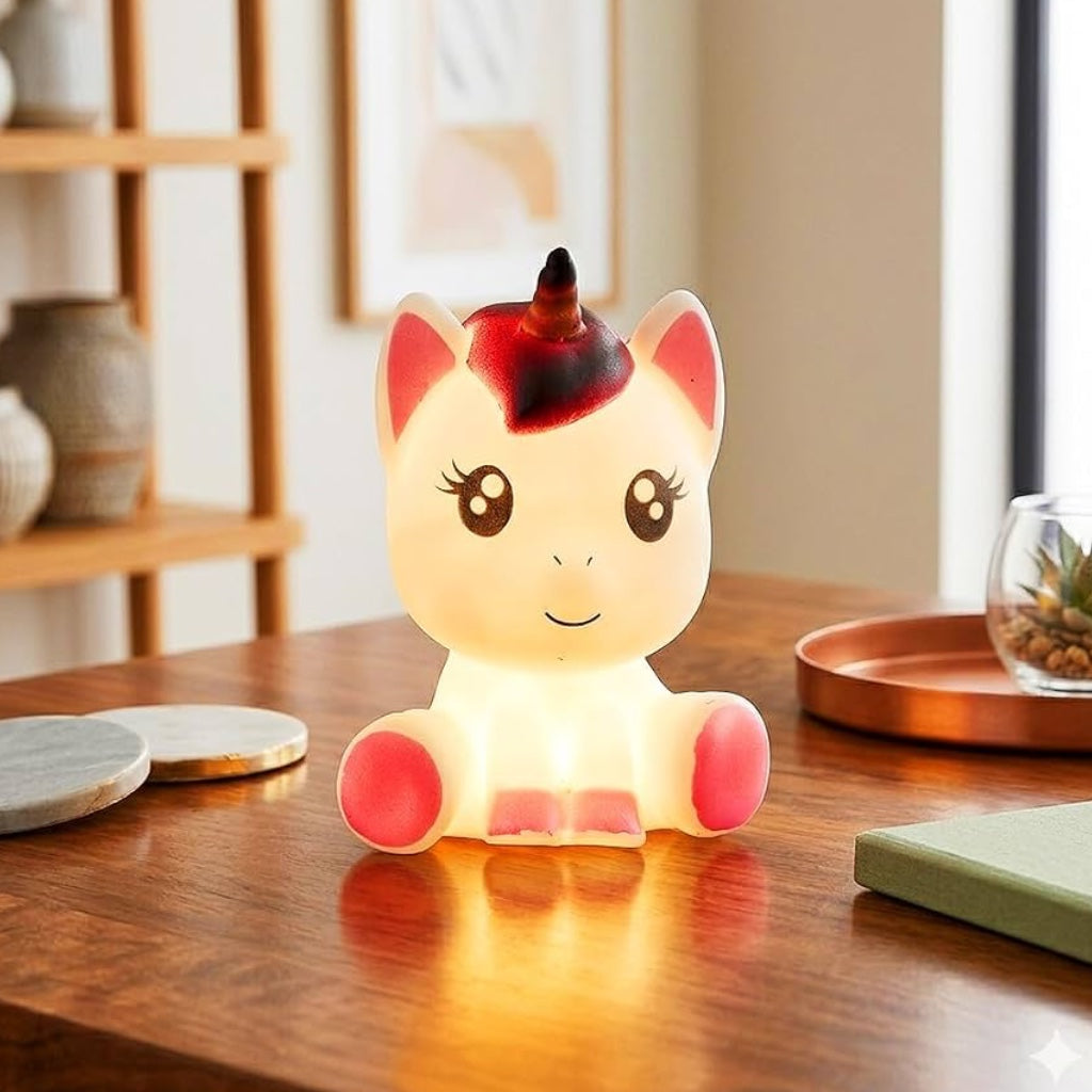 Cute Unicorn Mini Lamp 9cm