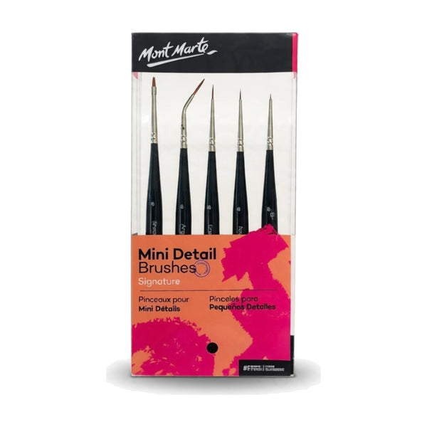 Mont Marte Mini Detail Brushes 5pc