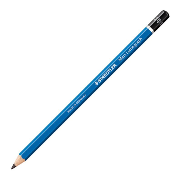 Box of twelve Staedtler Mars Lumograph 4B graphite pencils