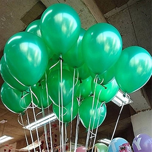 Ballons pack 50pc, Metallic Green